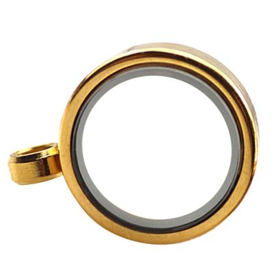AKOOSY Double-Sided Stainless Steel Photo Locket Pendant