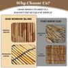 CMJYMX Bamboo Roller Blind (60-140cm Wide) view 2