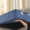 Quilted Washable Mattress Cover with Zipper, Adjustable Fit, Moisture-Resistant, Breathable and Soft, Blue, 140 x 200 + 21 cm view 4