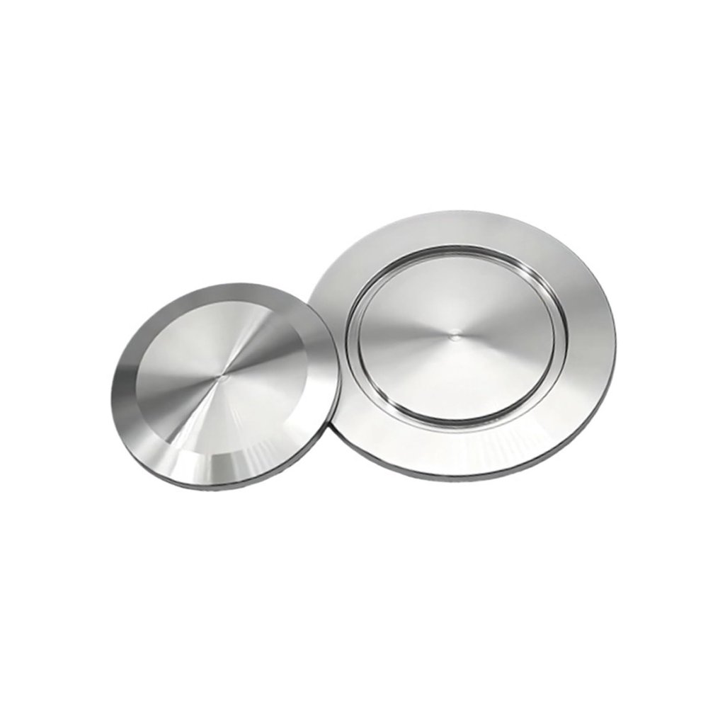 RVBLRDSE 1-Pc KF40 Vacuum Flange Blind Plate, Solid End Cap, 304 Stainless Steel