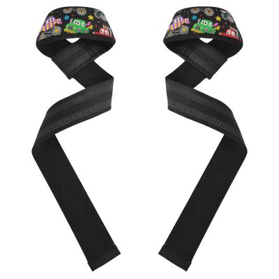 Wrist Wraps and Lifting Straps, 66 cm, Padded Neoprene, for Weightlifting, Bodybuilding, Powerlifting, and Deadlifts