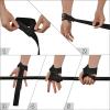 Wrist Wraps and Lifting Straps, 66 cm, Padded Neoprene, for Weightlifting, Bodybuilding, Powerlifting, and Deadlifts view 4