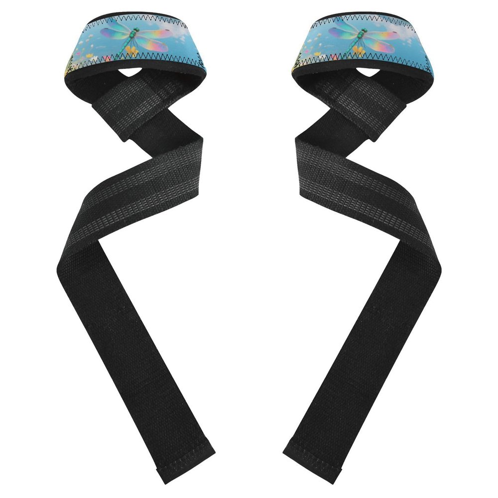 Wrist Straps with Colorful Butterflies, 66 cm, Neoprene-Padded