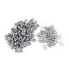 Ausla 100 Pcs Brass Rivets 5mm Silver for Leatherwork view 1