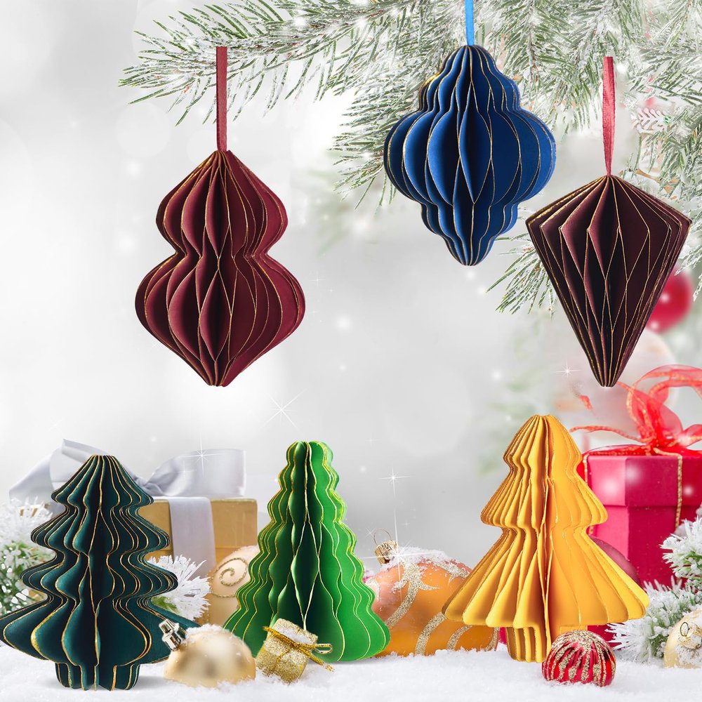EASY JOY 6-Piece Christmas Ornaments