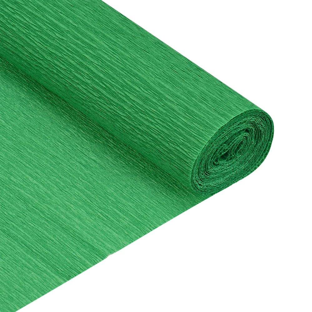 QUARKZMAN Crepe Paper Roll - 5 ft Long, 20 in Wide, Dark Green
