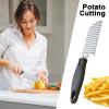 Wavy Cutter - Ergonomic Handheld Kitchen Tool for Vegetables view 2