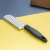 Wavy Cutter - Ergonomic Handheld Kitchen Tool for Vegetables view 3