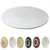 Large Wooden Lazy Susan Turntable, 30/36/40 in, 360° Round Rotating Serving Tray for Dining Tables, Beige, 27.6 in view 1
