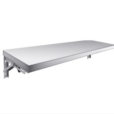 Folding Stainless Steel Wall Shelf, 80 x 35 cm