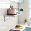 Folding Stainless Steel Wall Shelf, 80 x 35 cm view 3