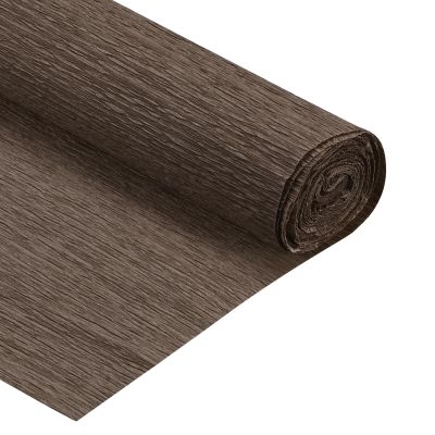 QUARKZMAN Crepe Paper Roll - 5 ft Long, 20 in Wide, Coffee Color, Pack of 2