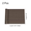 QUARKZMAN Crepe Paper Roll - 5 ft Long, 20 in Wide, Coffee Color, Pack of 2 view 2