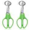 LYCXAMES Quail Egg Scissors, 2 Pieces view 1