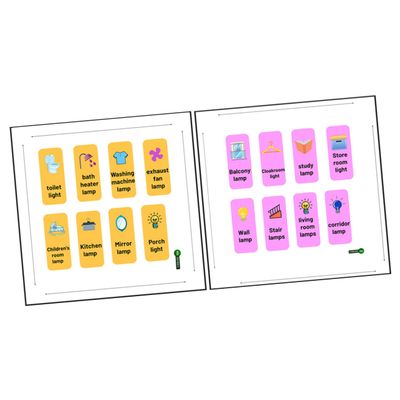 HOLIDYOYO Glow-in-the-Dark Switch Stickers
