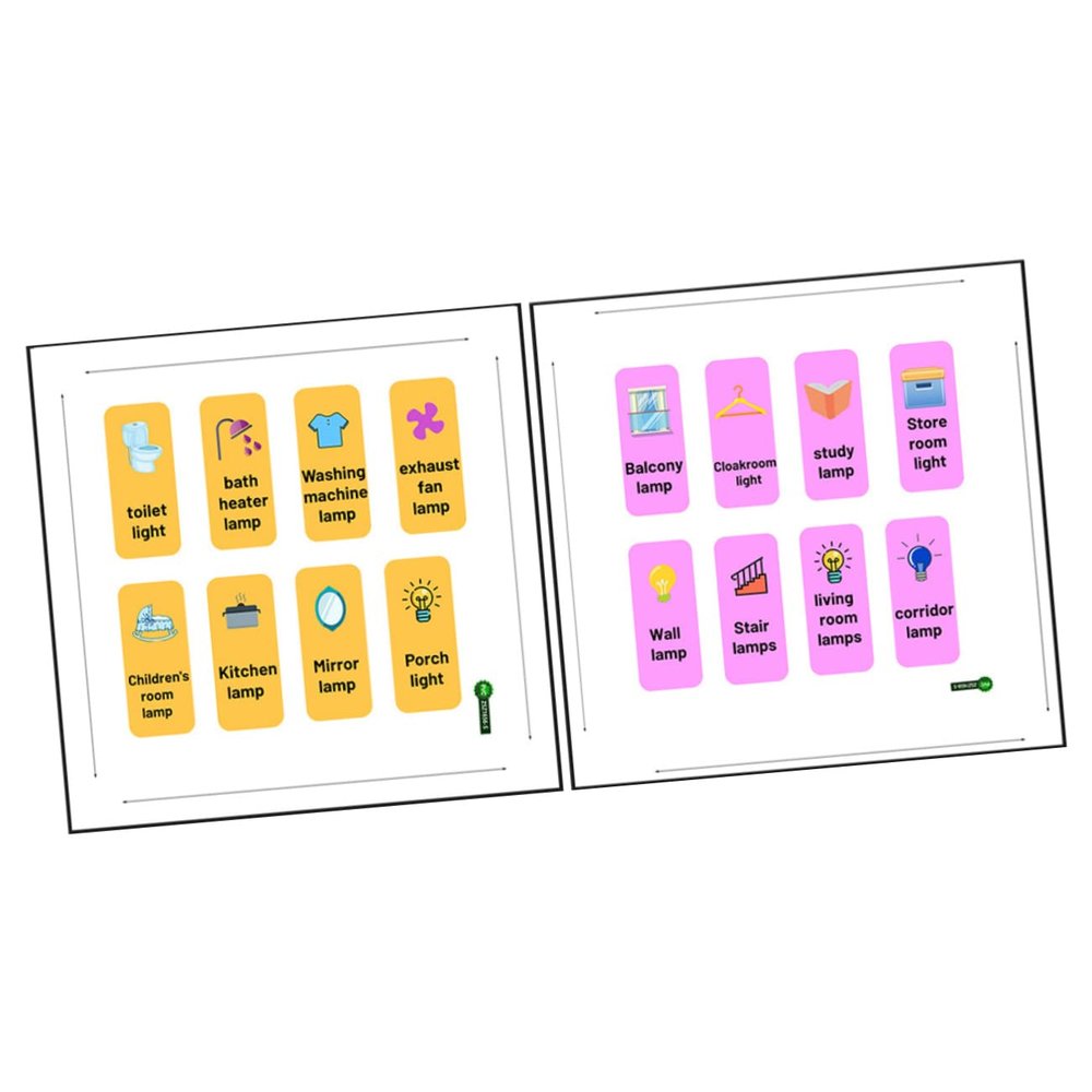 HOLIDYOYO Glow-in-the-Dark Switch Stickers