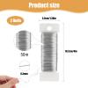 Silver Craft Wire for Jewelry Making, 0.3 mm view 2