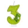 DazzJoy Dino Birthday Candle 3 view 1