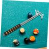 GANAZONO Telescopic Pool Cue with Stainless Steel Non-Slip Handle and Removable Bridge Head view 4