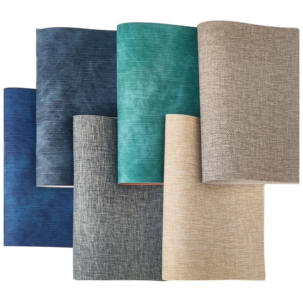 CALFOVERA 6-Pack Denim Faux Leather Sheets