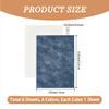 CALFOVERA 6-Pack Denim Faux Leather Sheets view 2