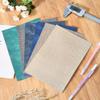 CALFOVERA 6-Pack Denim Faux Leather Sheets view 4