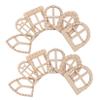 25-Piece Miniature Wooden Windows for Gardens and Dollhouses view 1