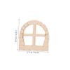 25-Piece Miniature Wooden Windows for Gardens and Dollhouses view 2
