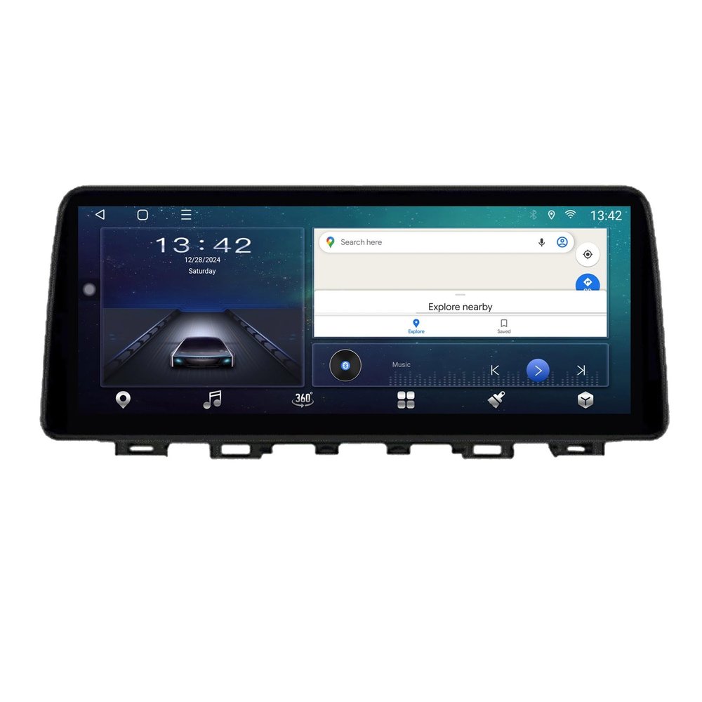 HURUMA Android 15 Stereo for Mazda 6 Atenza 2013–2017, 12.3-inch 2-DIN Touchscreen, CarPlay, Android Auto, GPS, Bluetooth, Steering Wheel Control, AHD Backup Camera (Y400 8+128G)