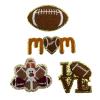 Embroidered Softball Iron-On Patches view 3