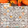Felixcraft Thanksgiving Stencils, 64 pcs, 7.6 x 7.6 cm view 1