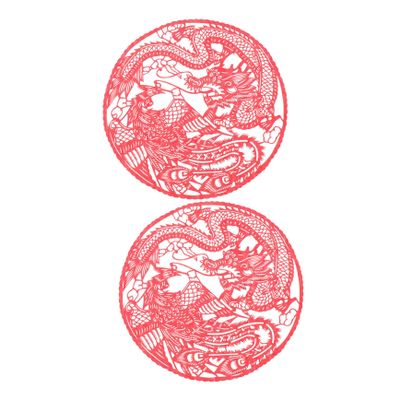 Homoyoyo Chinese New Year Window Stickers - Dragon