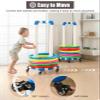 Children’s Fitness Hula Hoop Stand with Wheels view 2