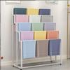 JYBNBBE 5-Tier Metal Scarf Stand, White, 60 x 40 x 150 cm view 1