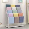 JYBNBBE 5-Tier Metal Scarf Stand, White, 60 x 40 x 150 cm view 4
