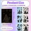CREATCABIN 12 Sheets Christmas Mason Jar Stickers view 2