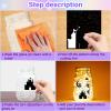 CREATCABIN 12 Sheets Christmas Mason Jar Stickers view 4