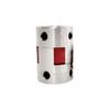 Flexible Coupling D14 L22, 2-Jaw Aluminum Plum Coupler (3.17 mm to 3.17 mm) view 2