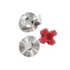 Flexible Coupling D14 L22, 2-Jaw Aluminum Plum Coupler (3.17 mm to 3.17 mm) view 4
