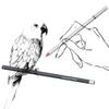 3-Pack Professional White Charcoal Pencils Set view 3