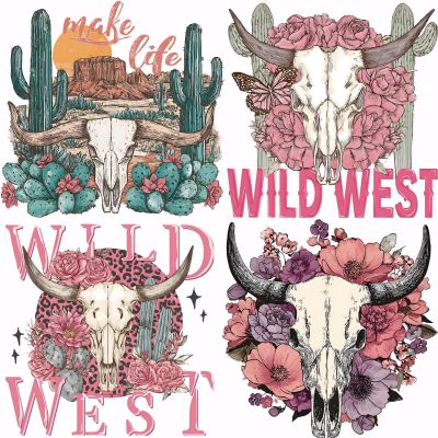 SUPERDANT 4-Piece Western Transfer Paper