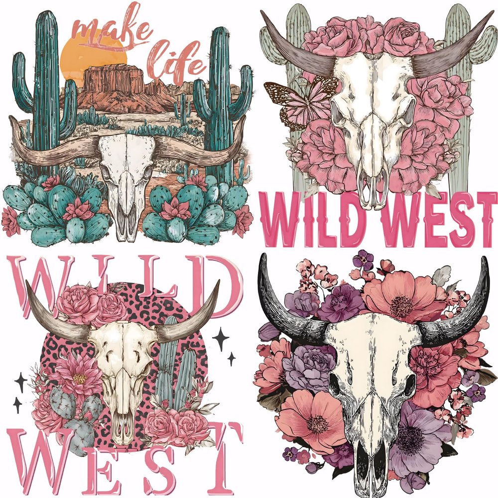 SUPERDANT 4-Piece Western Transfer Paper