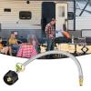 Gas Pressure Regulator Hose with Pressure Gauge, 38 cm view 3