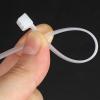 QUARKZMAN 500-Pack 8-Inch White Cable Ties for Outdoor and Garden Use view 4