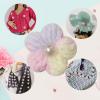 Crocheted Flower Appliqués, 40 Miniature Flowers view 3