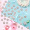 Crocheted Flower Appliqués, 40 Miniature Flowers view 4