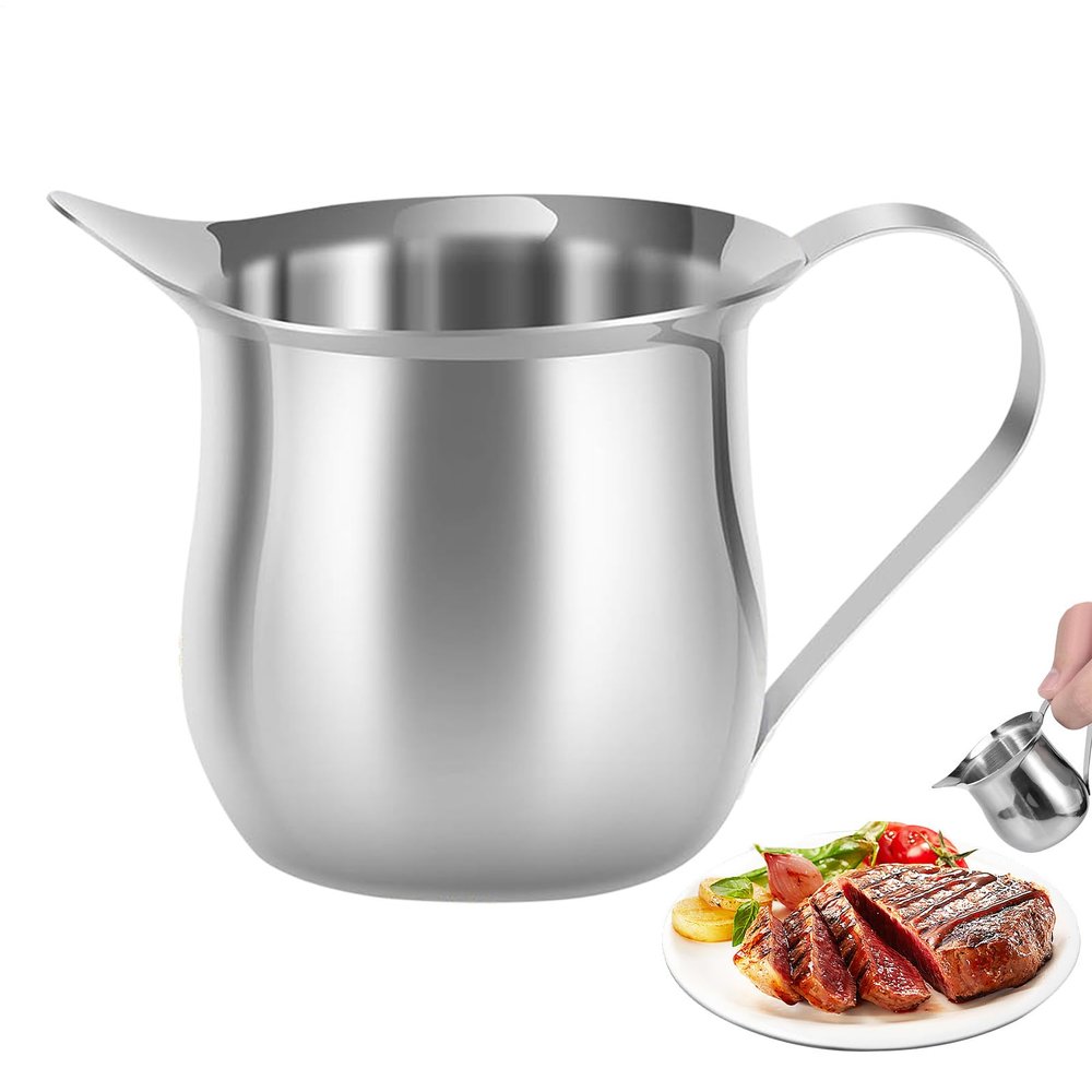 Milk Froth Jug - Stainless Steel Steamer Pitcher