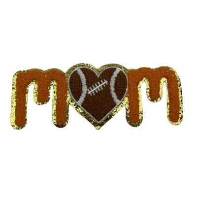 Embroidered Softball Iron-On Appliqué
