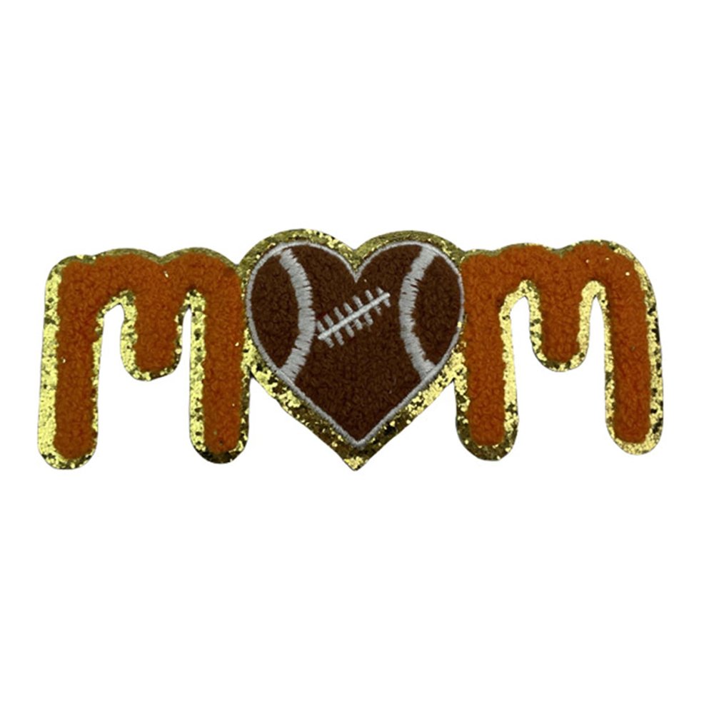 Embroidered Softball Iron-On Appliqué