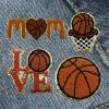 Embroidered Softball Iron-On Appliqué view 4